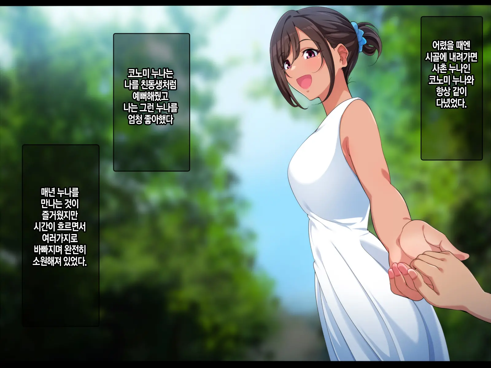 Satogaeri De Saikai Shita Itoko No Onee-Chan To Kozukuri Shita Natsu | 고향에서 재회한 사촌누나와 아이를 만들었던 여름